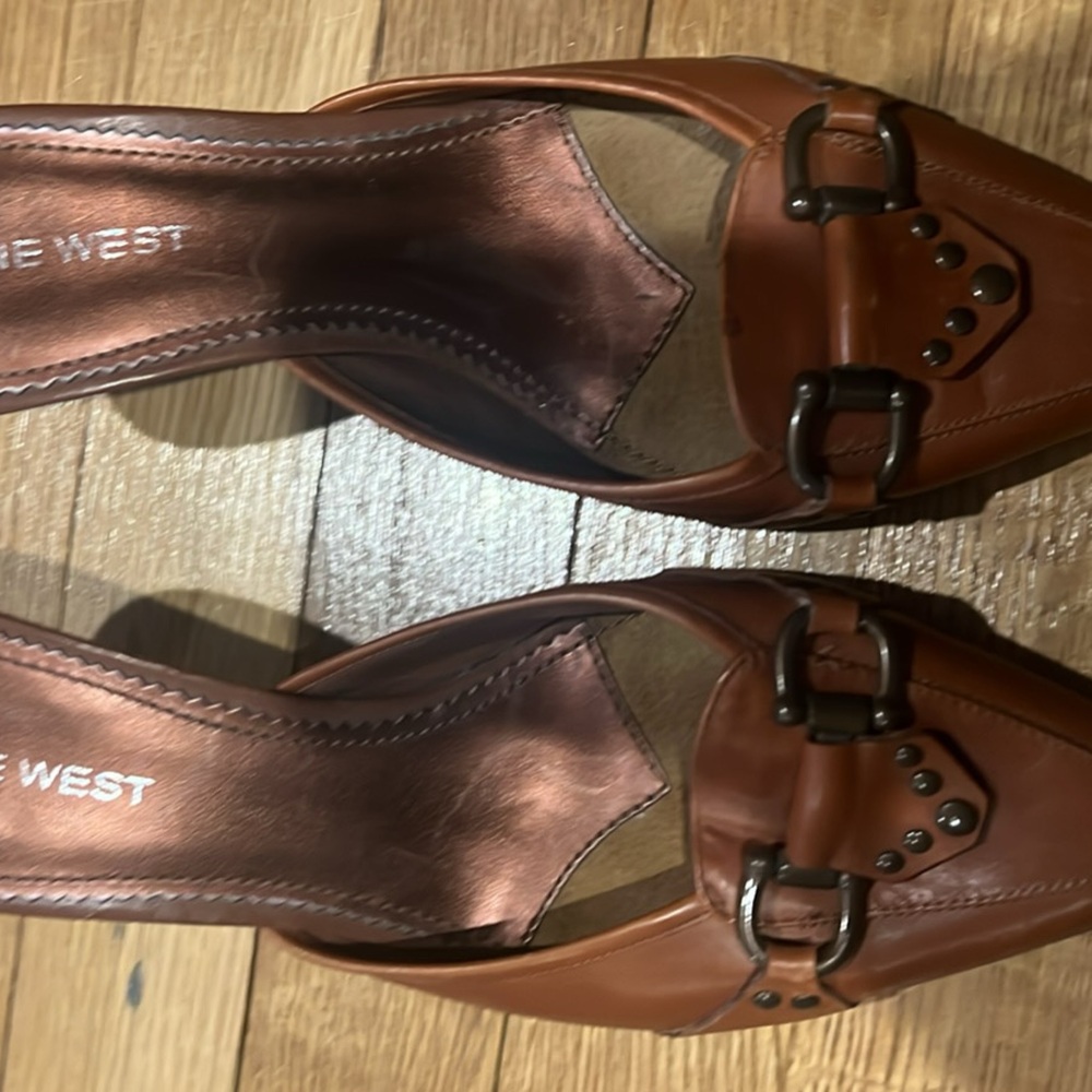 Nine West Women's Brown Leather Shoes